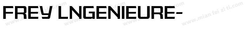 Frey lngenieure字体转换